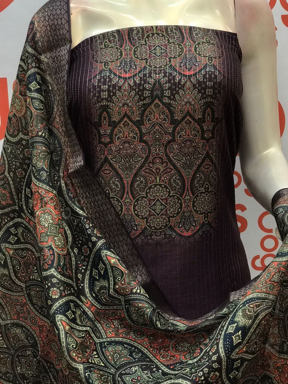 Premium floral Silk digital print material