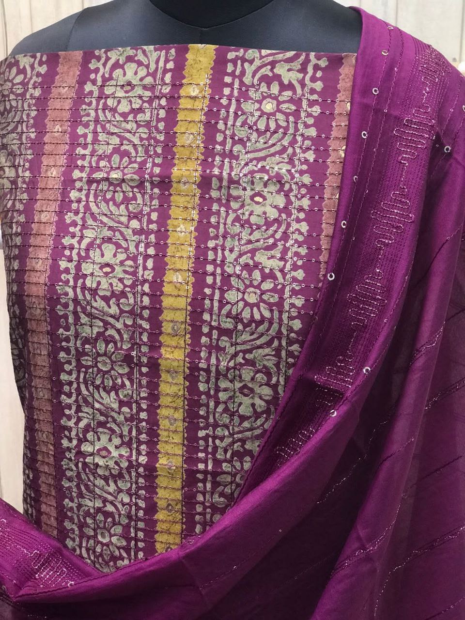 Premium floral purple Traditional & Ceremonial Clothing