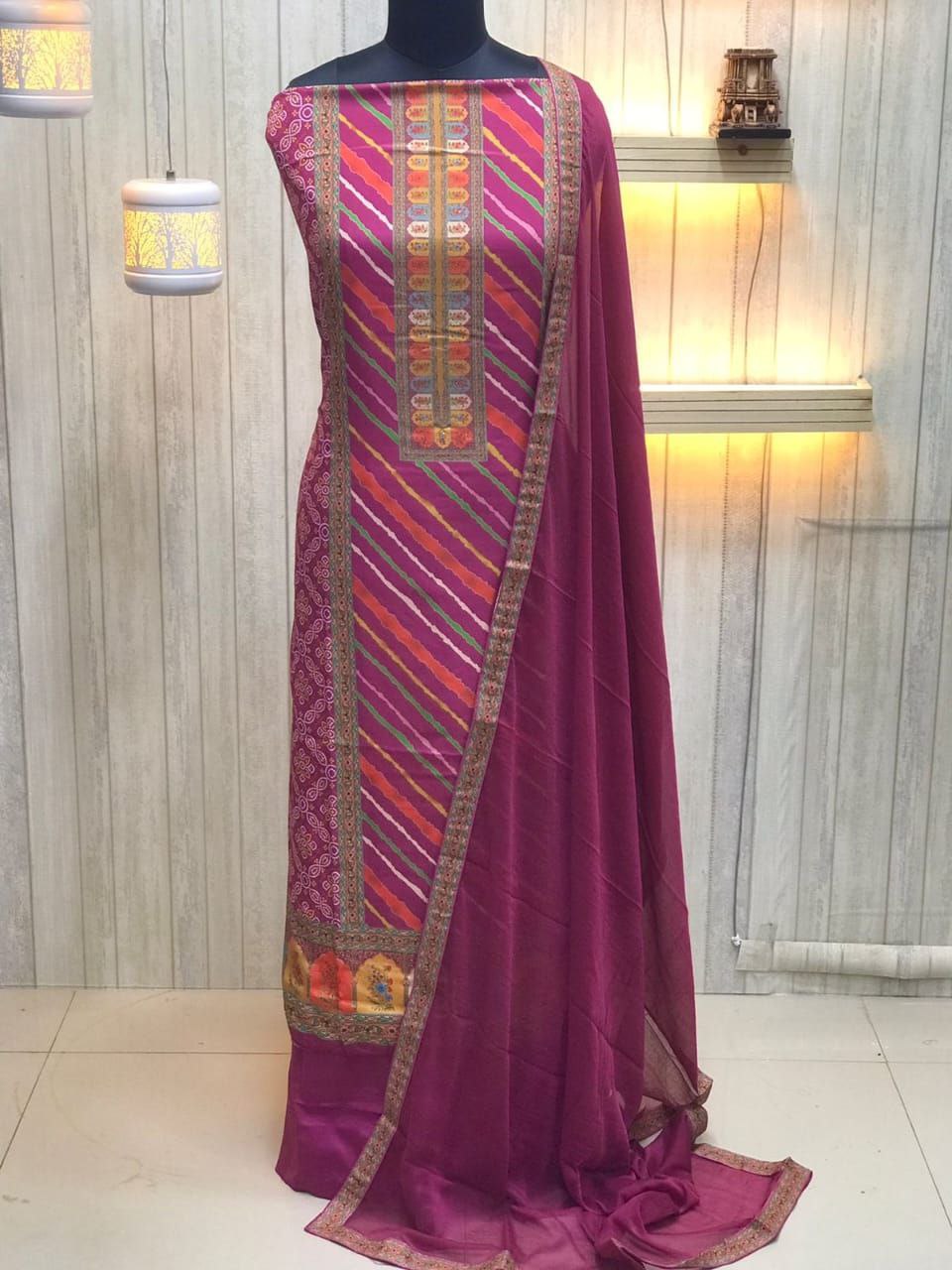 Premium purple floral Traditional & Ceremonial Clothing