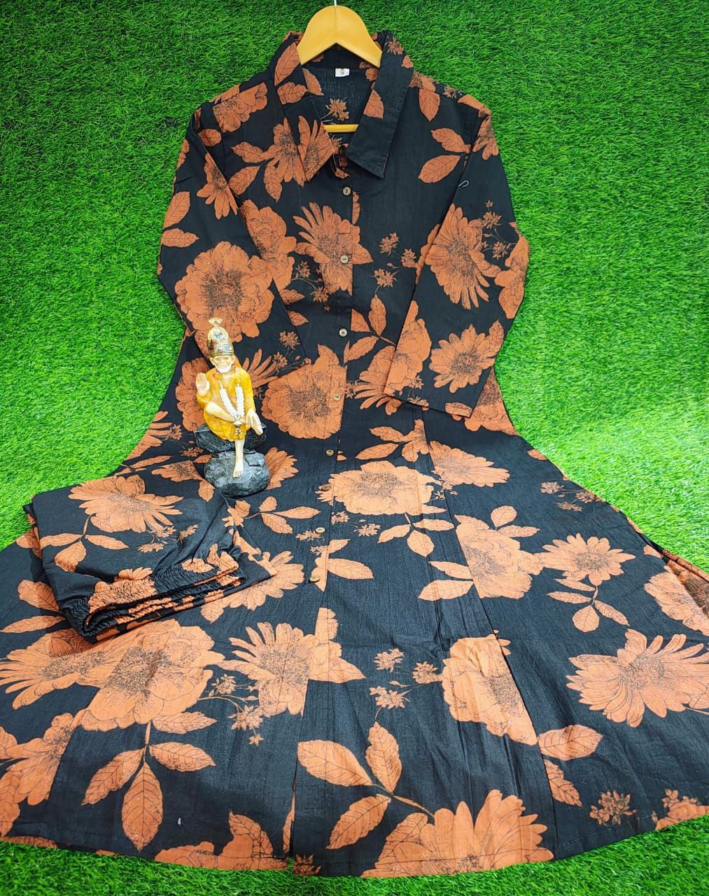 Premium floral Pattern kurthi  Outfit Sets