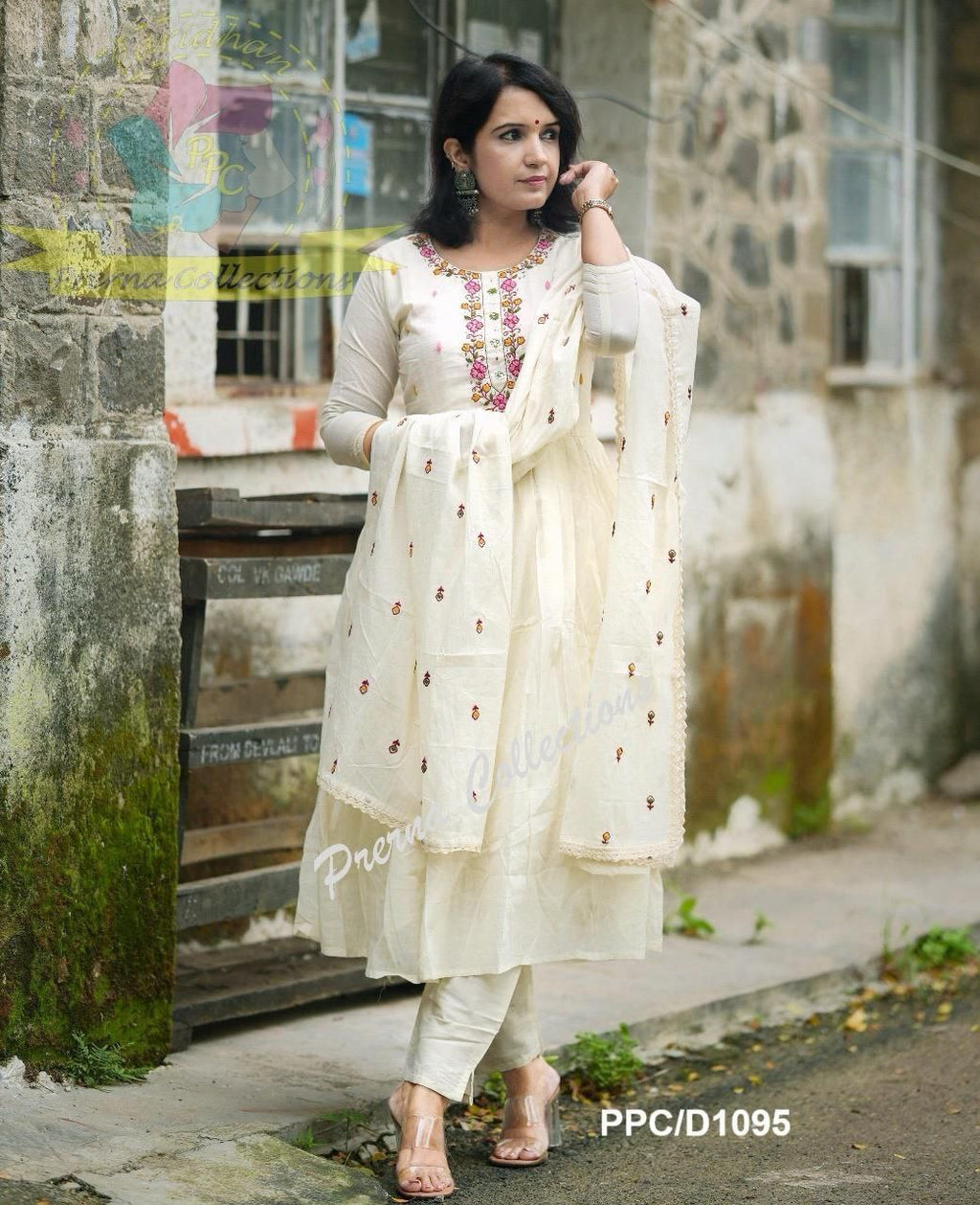 Premium floral Anarkali kurti Traditional & Ceremonial Clothing