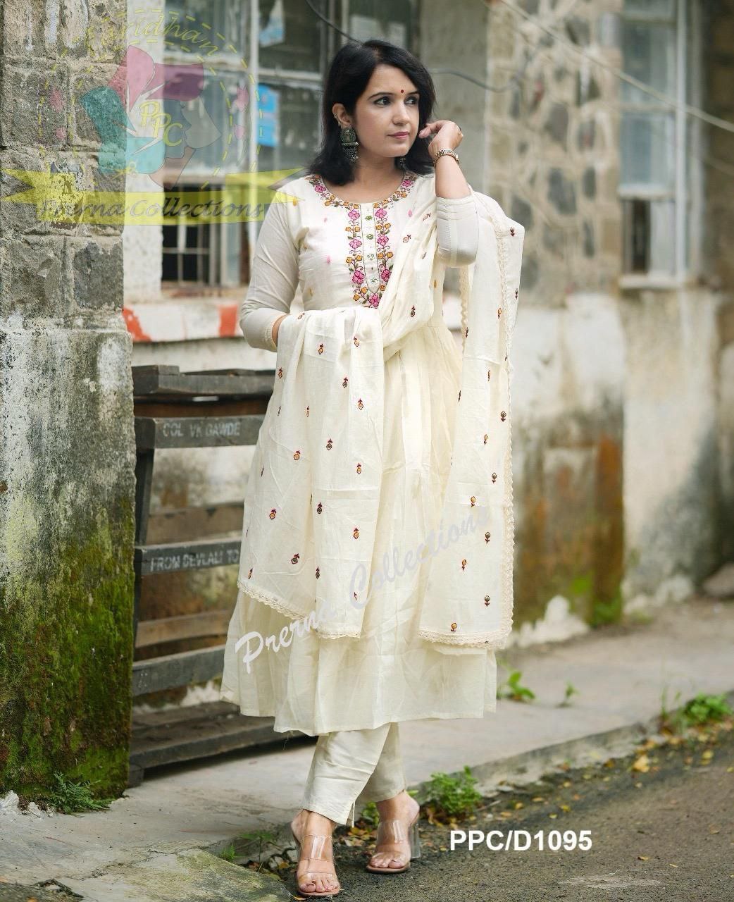 Premium floral Anarkali kurti Traditional & Ceremonial Clothing