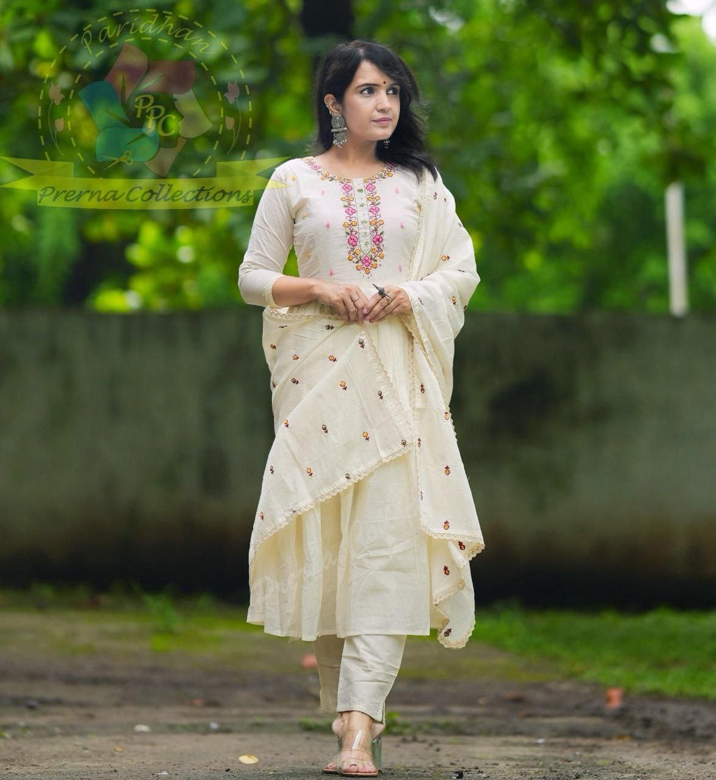 Premium floral Anarkali kurti Traditional & Ceremonial Clothing