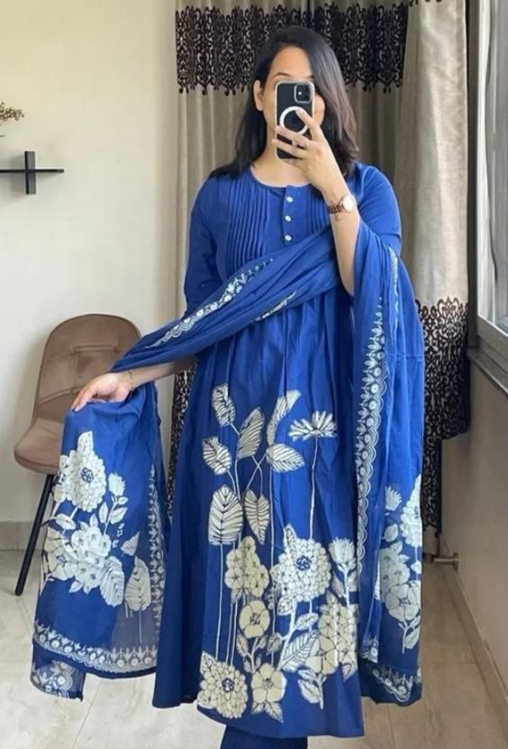 Premium floral Pure cotton kurti Traditional & Ceremonial Clothing