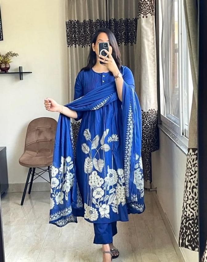 Premium floral Pure cotton kurti Traditional & Ceremonial Clothing