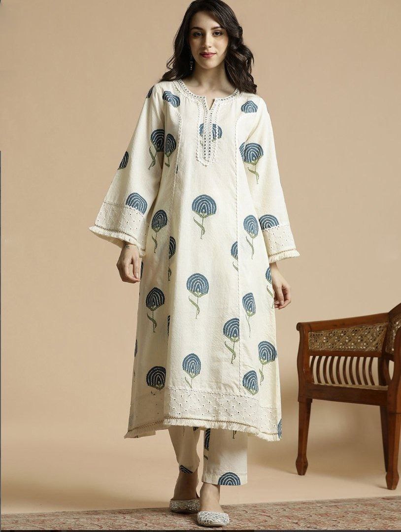 Premium floral Cotton cord set Traditional & Ceremonial Clothing