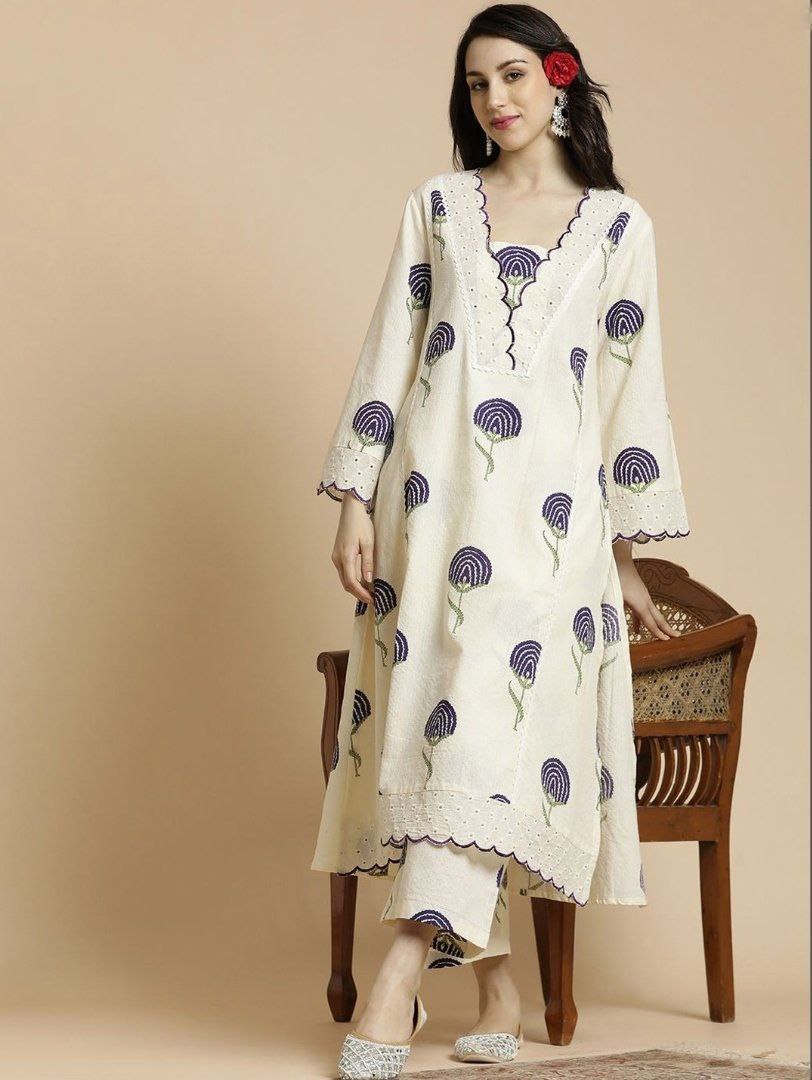 Premium floral Cotton cord set Traditional & Ceremonial Clothing