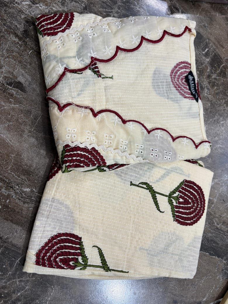 Premium floral Cotton cord set Traditional & Ceremonial Clothing
