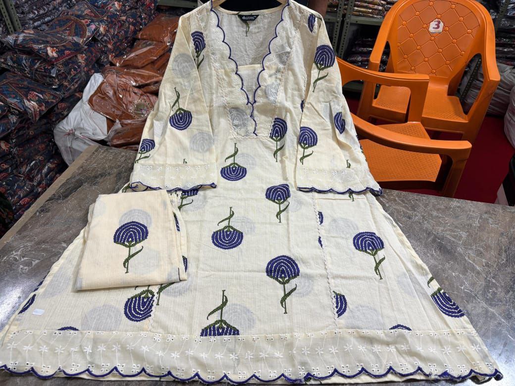 Premium floral Cotton cord set Traditional & Ceremonial Clothing