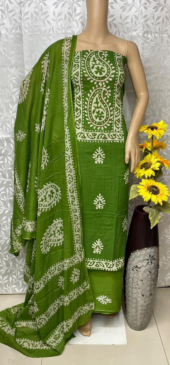 Premium multicolor Cotton batik print meterial  Traditional & Ceremonial Clothing