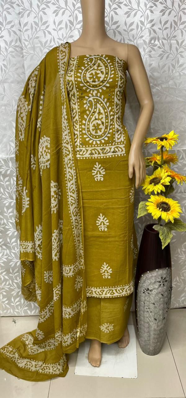 Premium multicolor Cotton batik print meterial  Traditional & Ceremonial Clothing