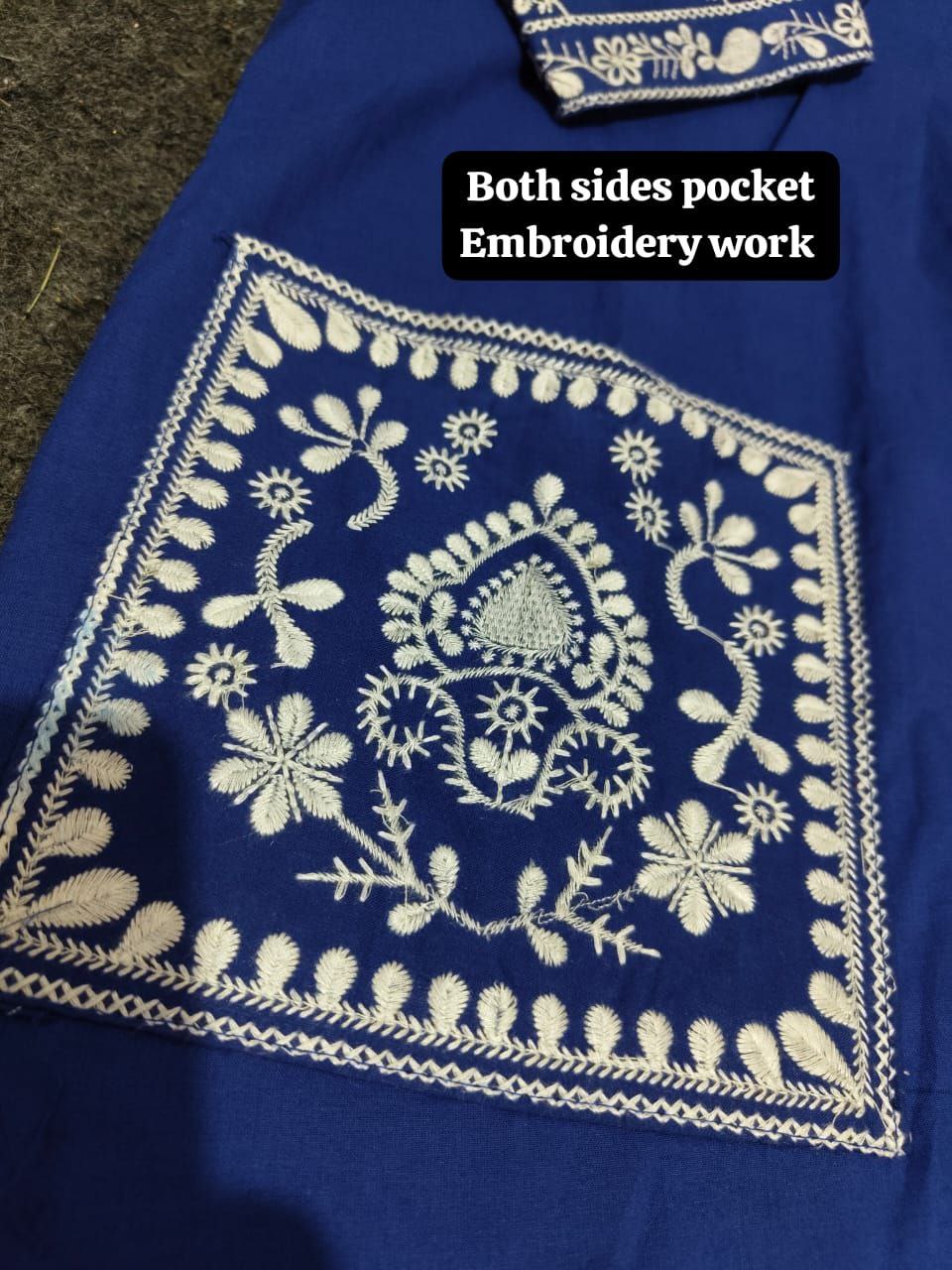 Premium blue Kurti pant set  Outfit Sets