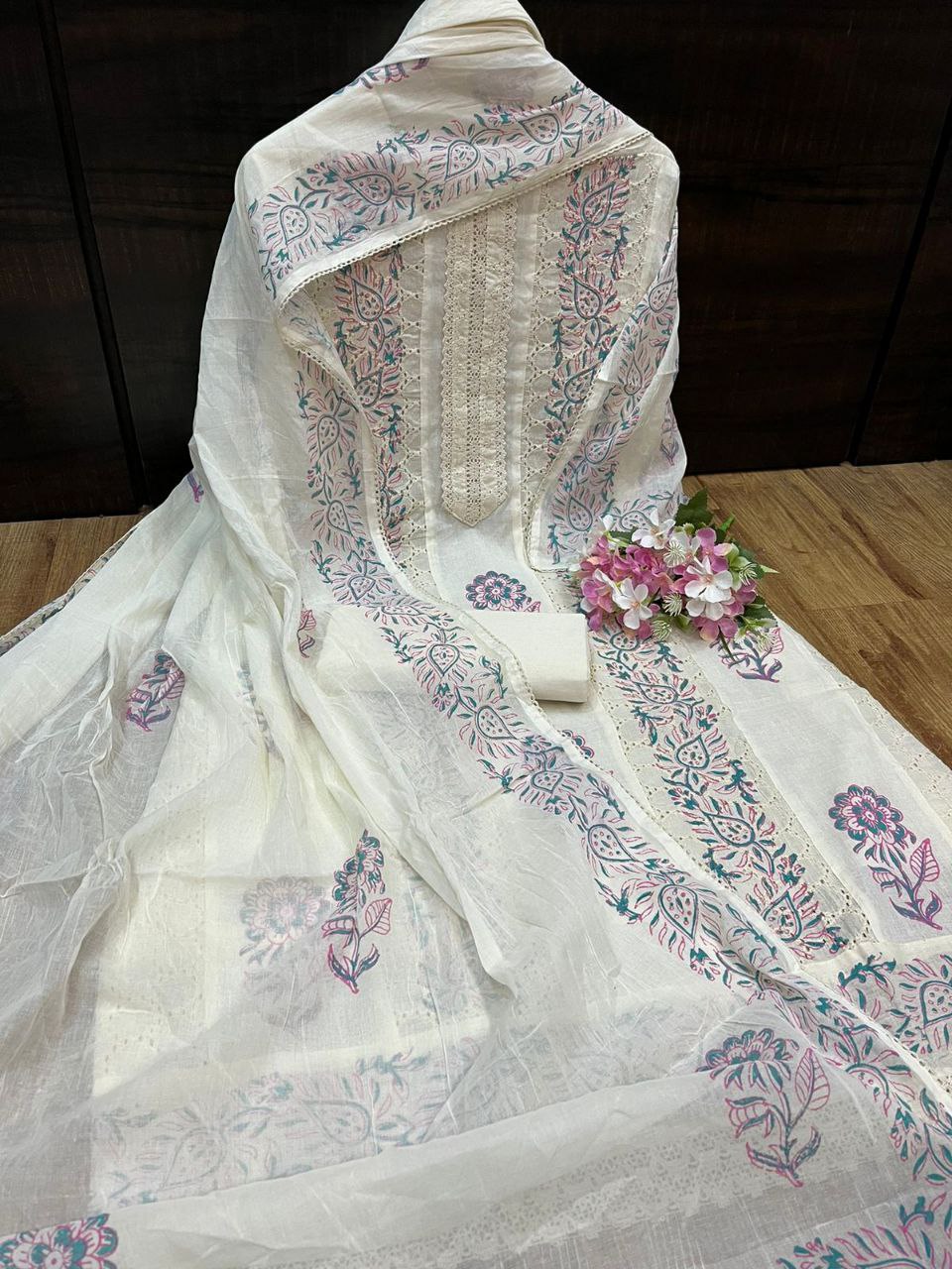 Premium white Churidhar meterial  Traditional & Ceremonial Clothing