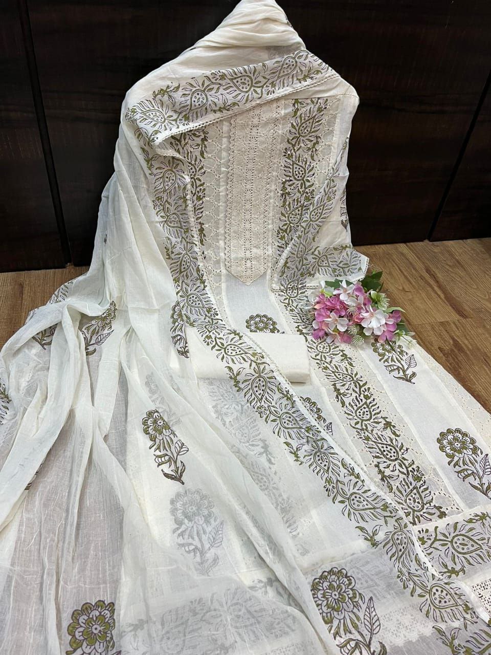 Premium white Churidhar meterial  Traditional & Ceremonial Clothing