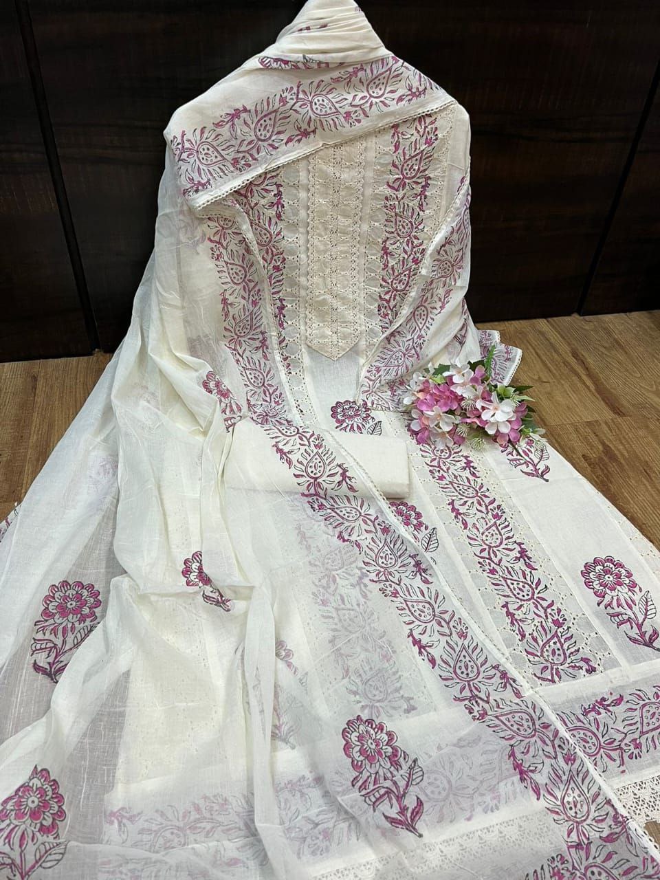 Premium white Churidhar meterial  Traditional & Ceremonial Clothing