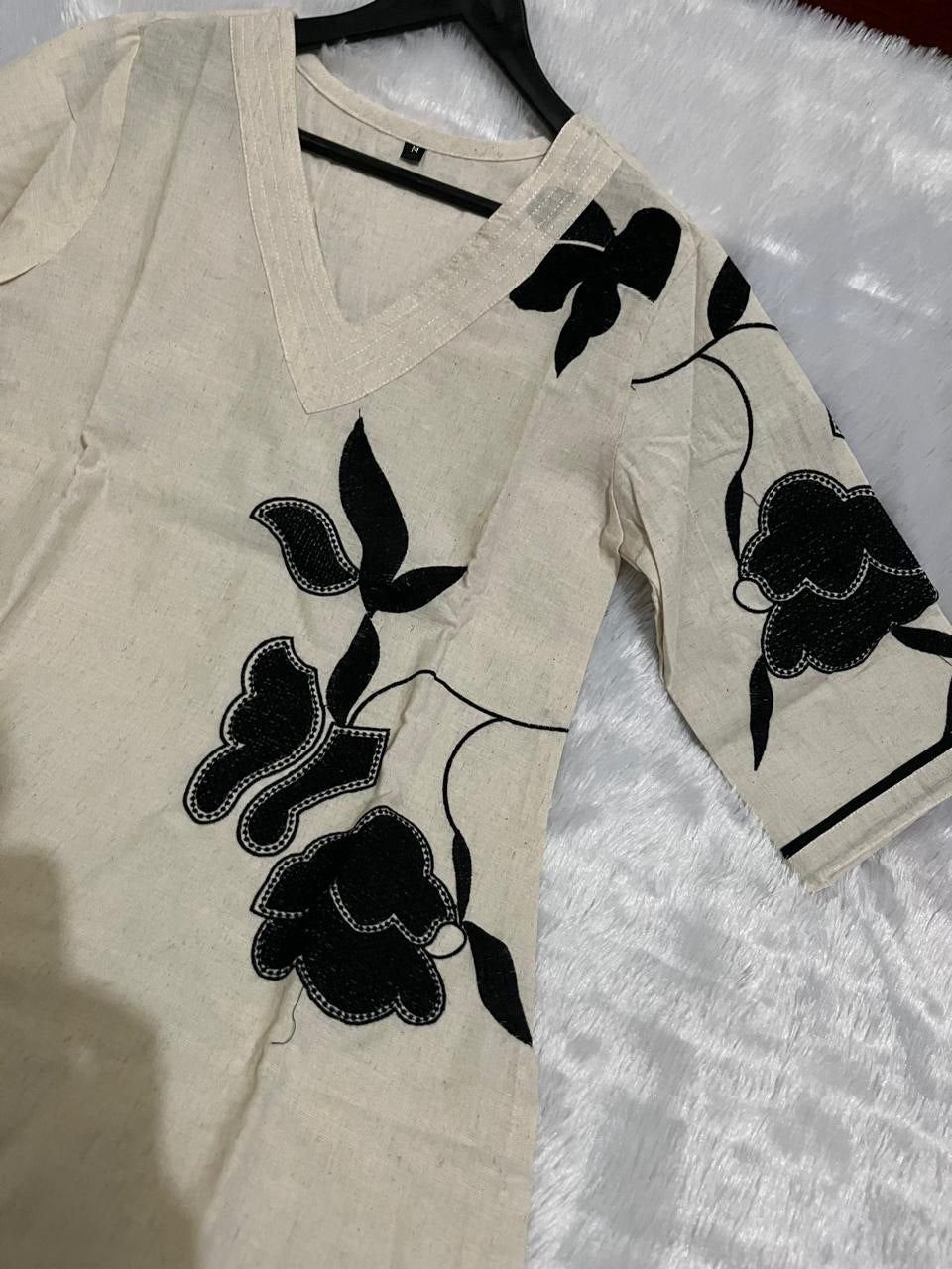 Premium floral Cotton cord set  Outfit Sets