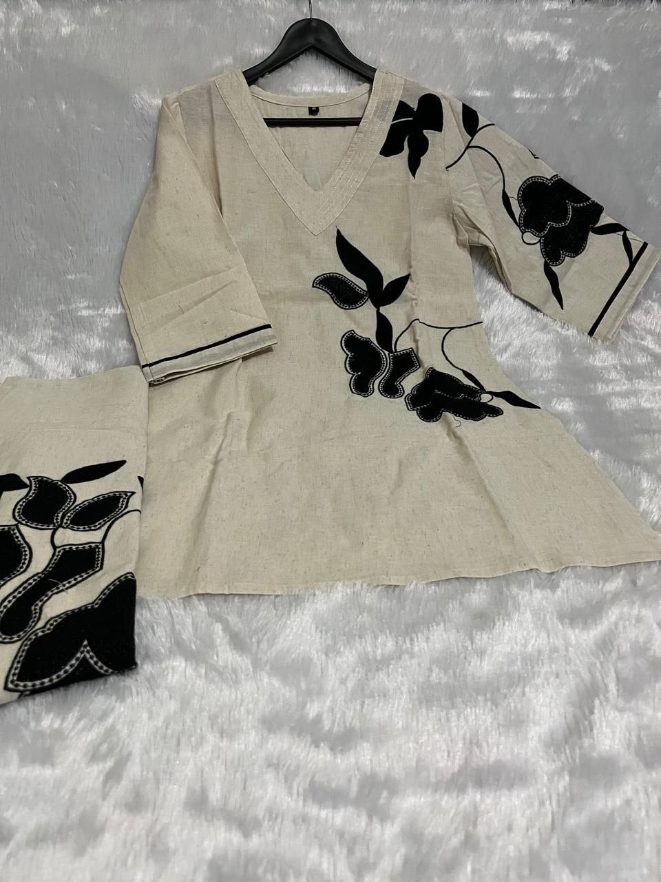 Premium floral Cotton cord set  Outfit Sets