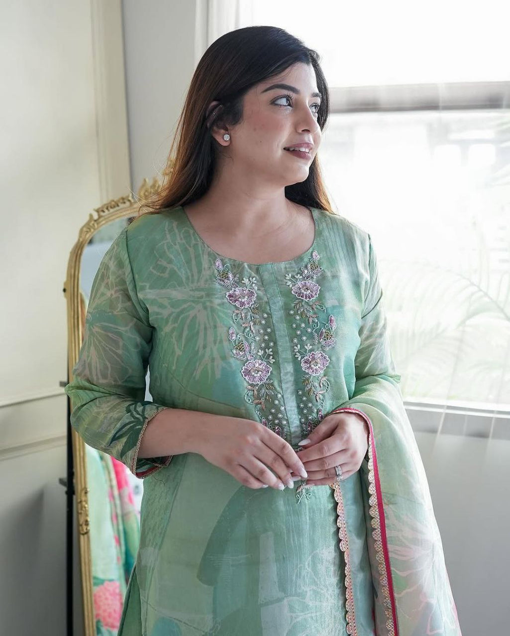 Premium  floral Kurti set Traditional & Ceremonial Clothing
