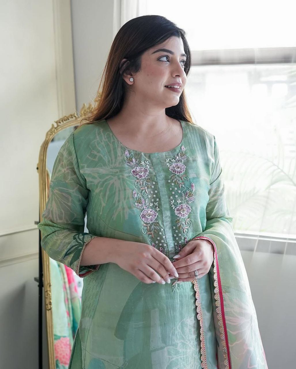 Premium  floral Kurti set Traditional & Ceremonial Clothing