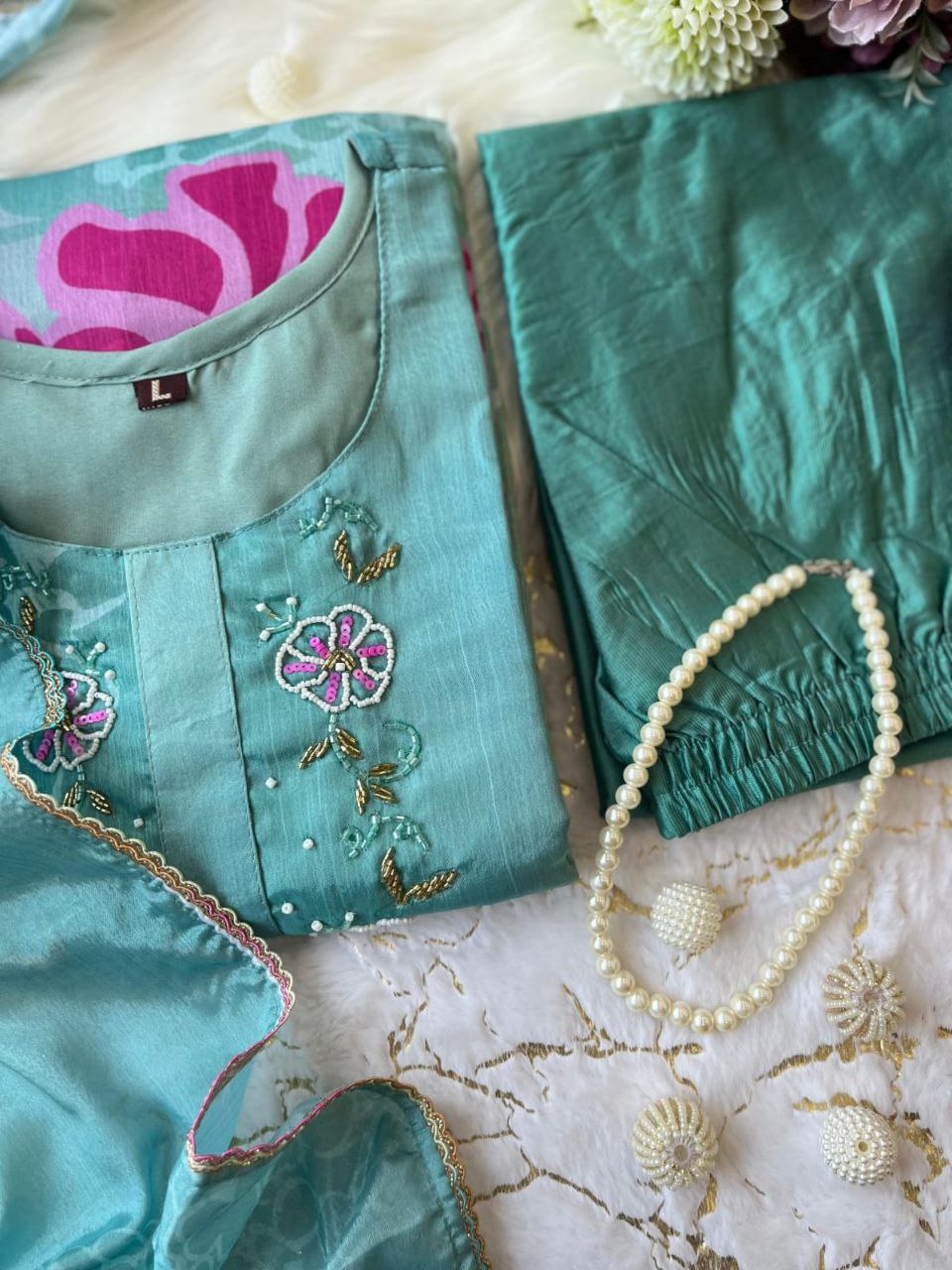 Premium  floral Kurti set Traditional & Ceremonial Clothing