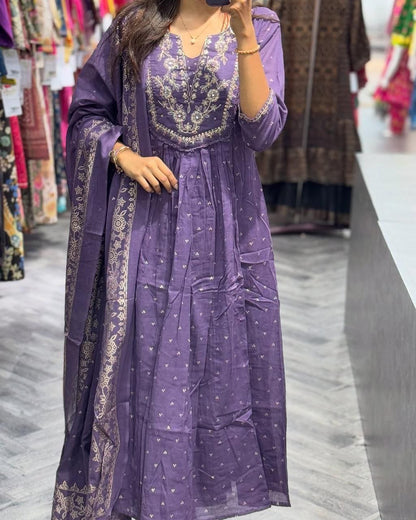 Anarkali kurta set