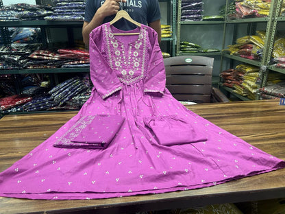 Anarkali kurta set