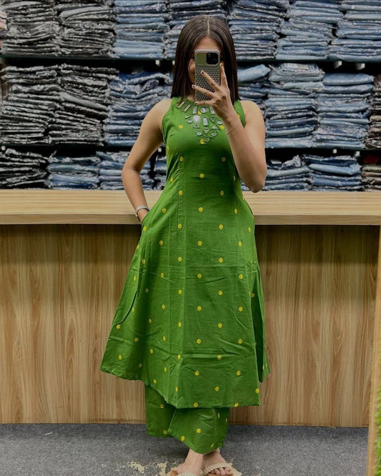 Aline cotton kurta set