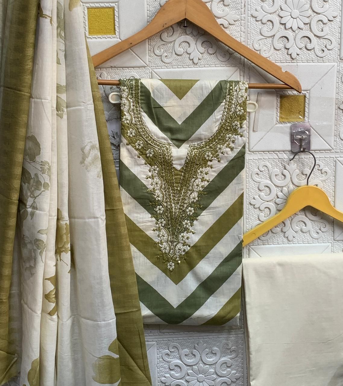 Premium floral Cotton set Traditional & Ceremonial Clothing