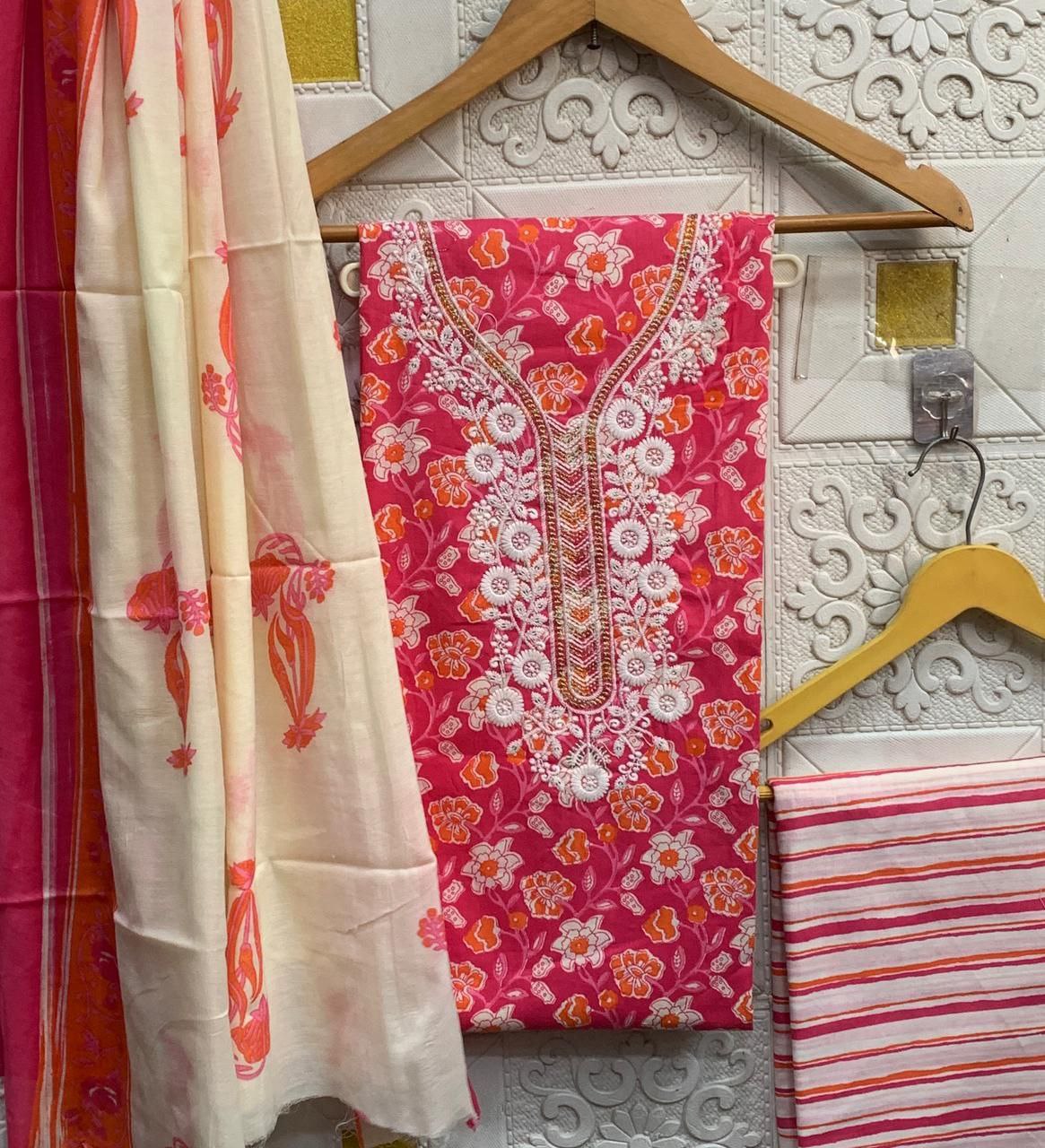Premium floral Cotton set Traditional & Ceremonial Clothing