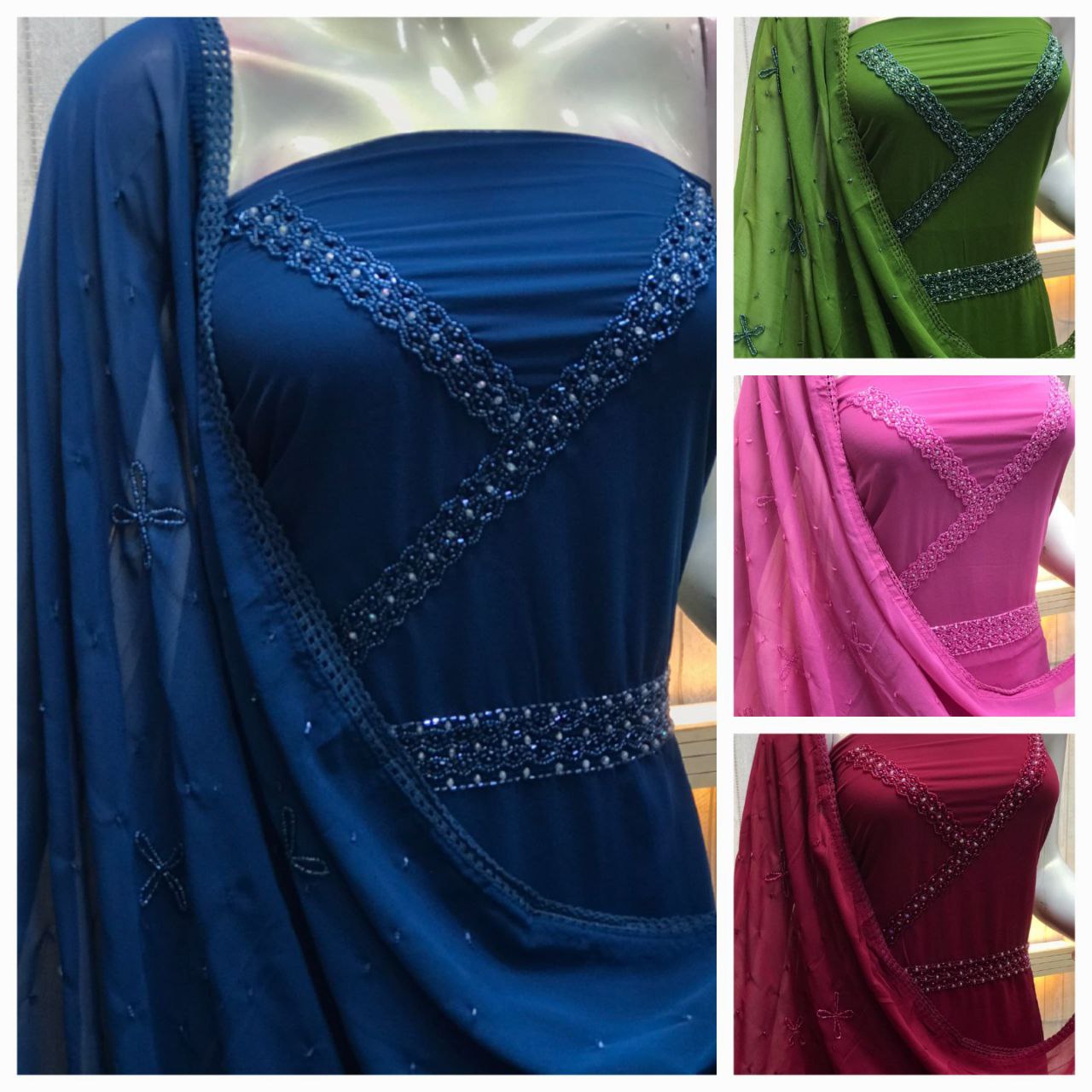 Premium Georget material Traditional & Ceremonial Clothing