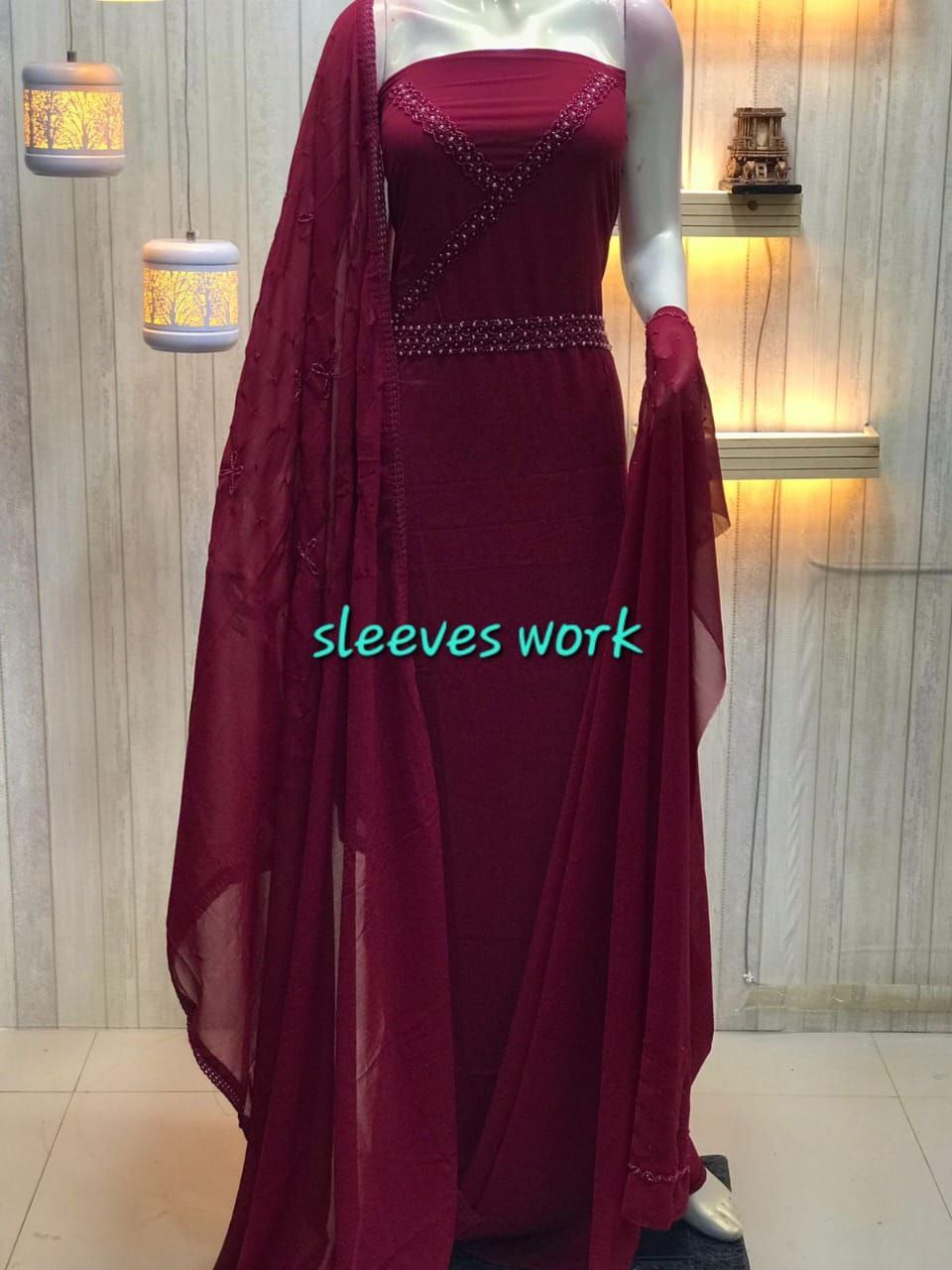 Premium Georget material Traditional & Ceremonial Clothing
