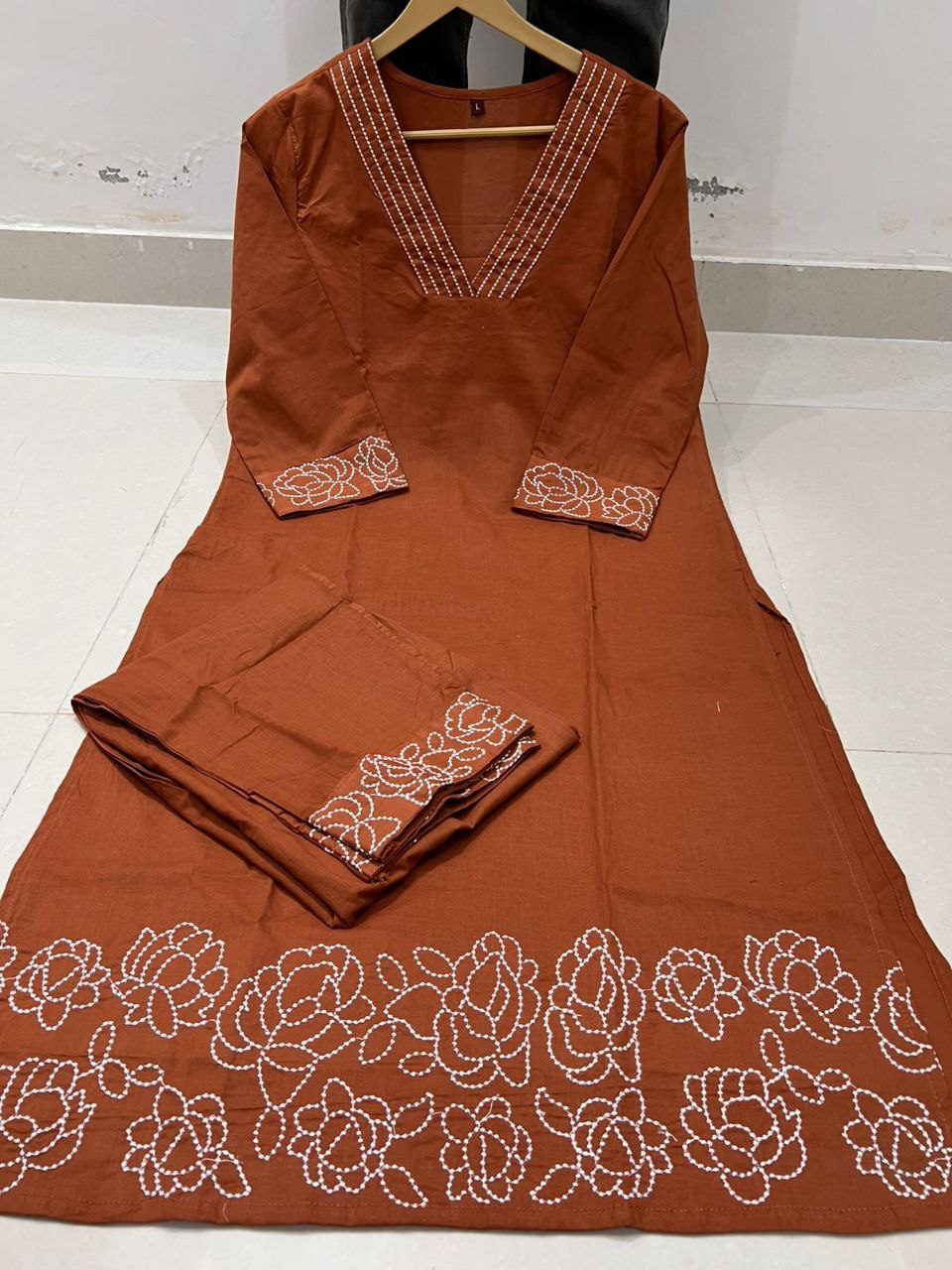 Premium Embroidery kurta with pant  Traditional & Ceremonial Clothing
