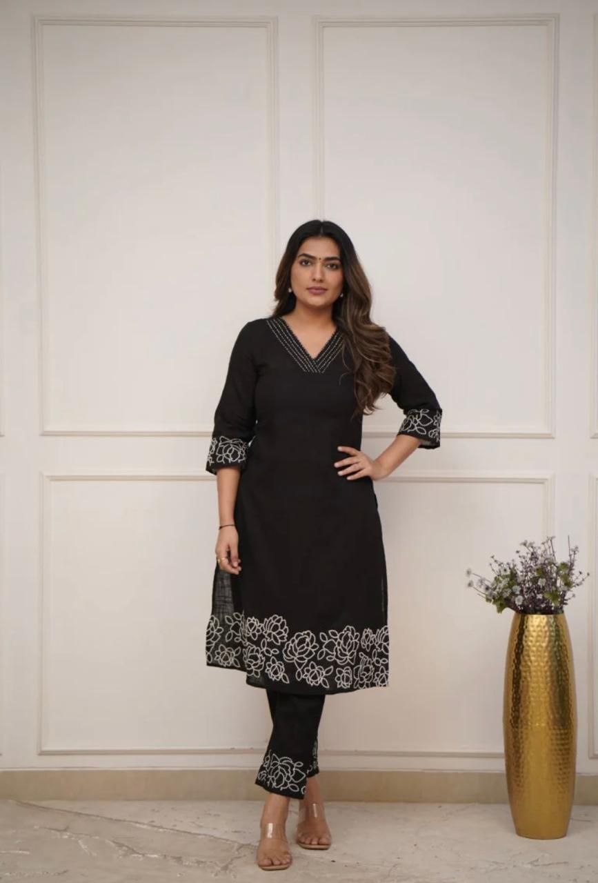 Premium Embroidery kurta with pant  Traditional & Ceremonial Clothing