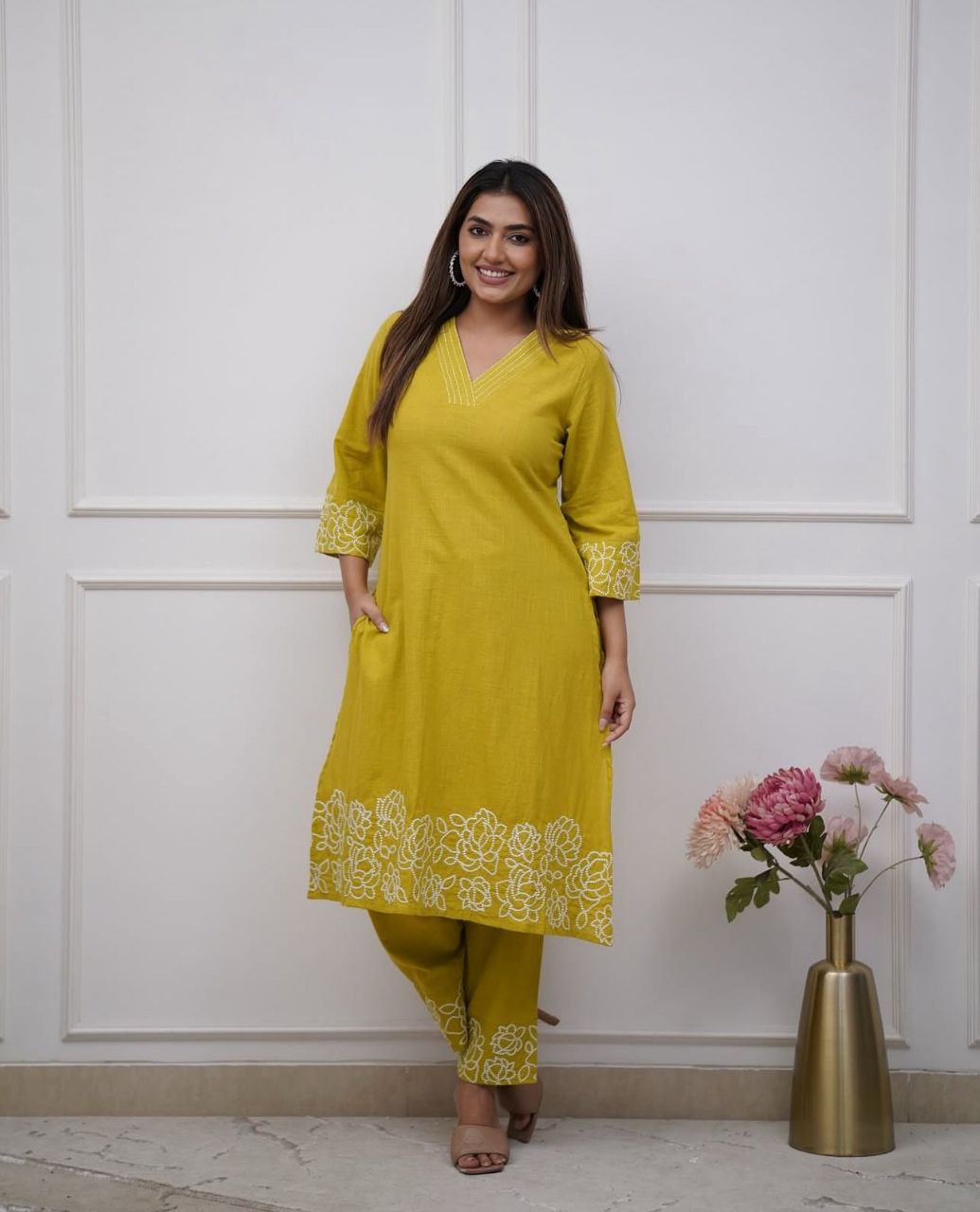 Premium Embroidery kurta with pant  Traditional & Ceremonial Clothing
