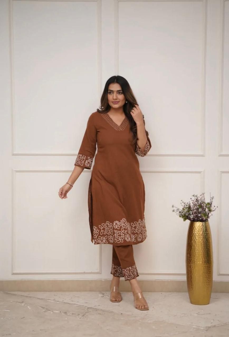 Premium Embroidery kurta with pant  Traditional & Ceremonial Clothing