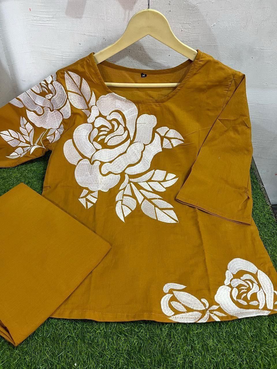 Premium floralPure cotton set  Outfit Sets