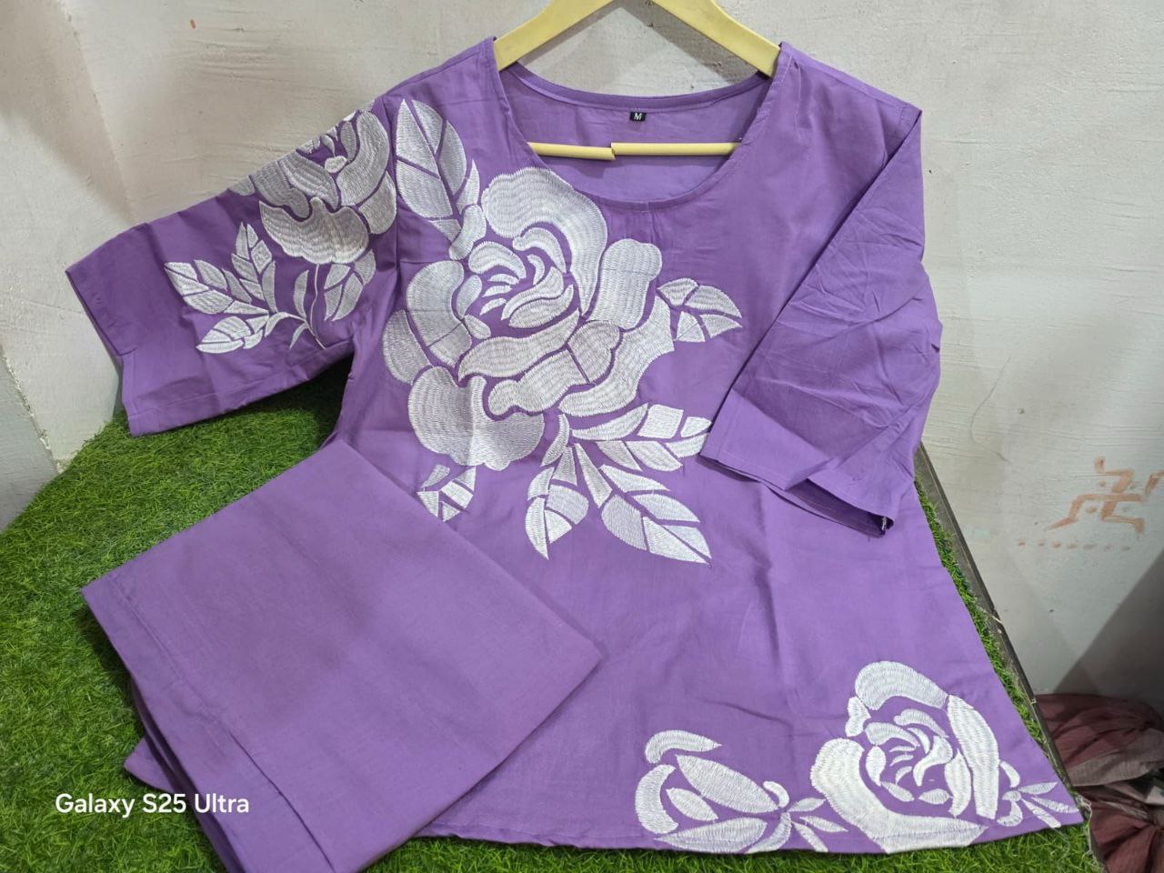 Premium floralPure cotton set  Outfit Sets