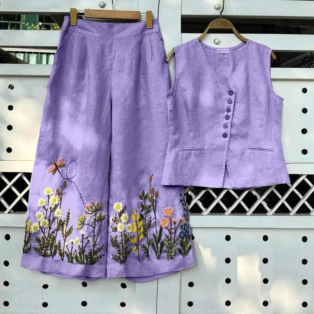 Premium floral Cord set  Outfit Sets