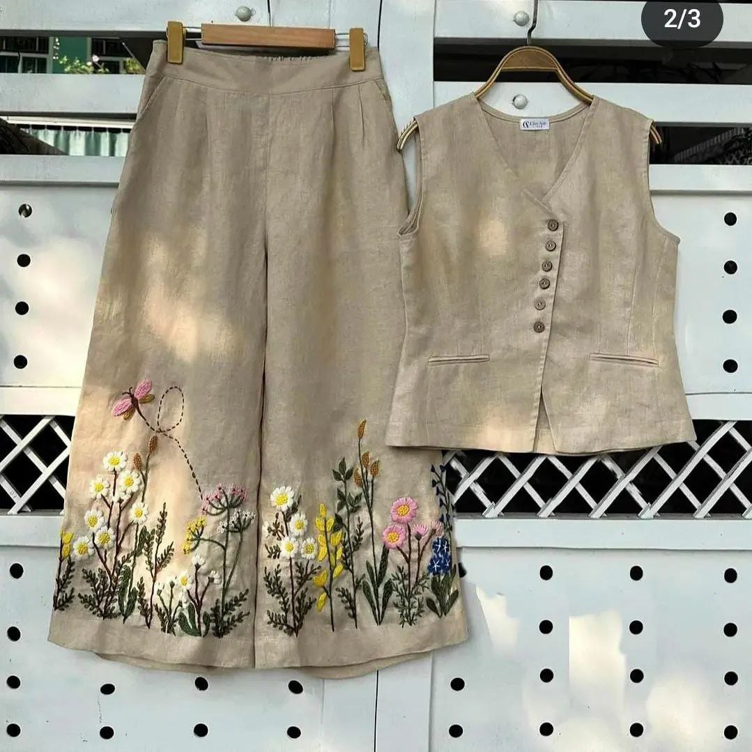 Premium floral Cord set  Outfit Sets