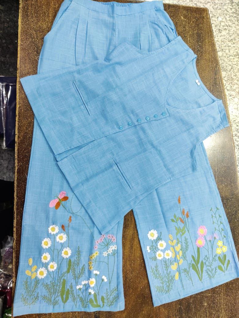 Premium floral Cord set  Outfit Sets