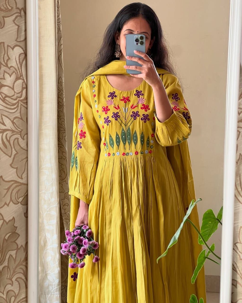 Premium floral Anarkali  Traditional & Ceremonial Clothing