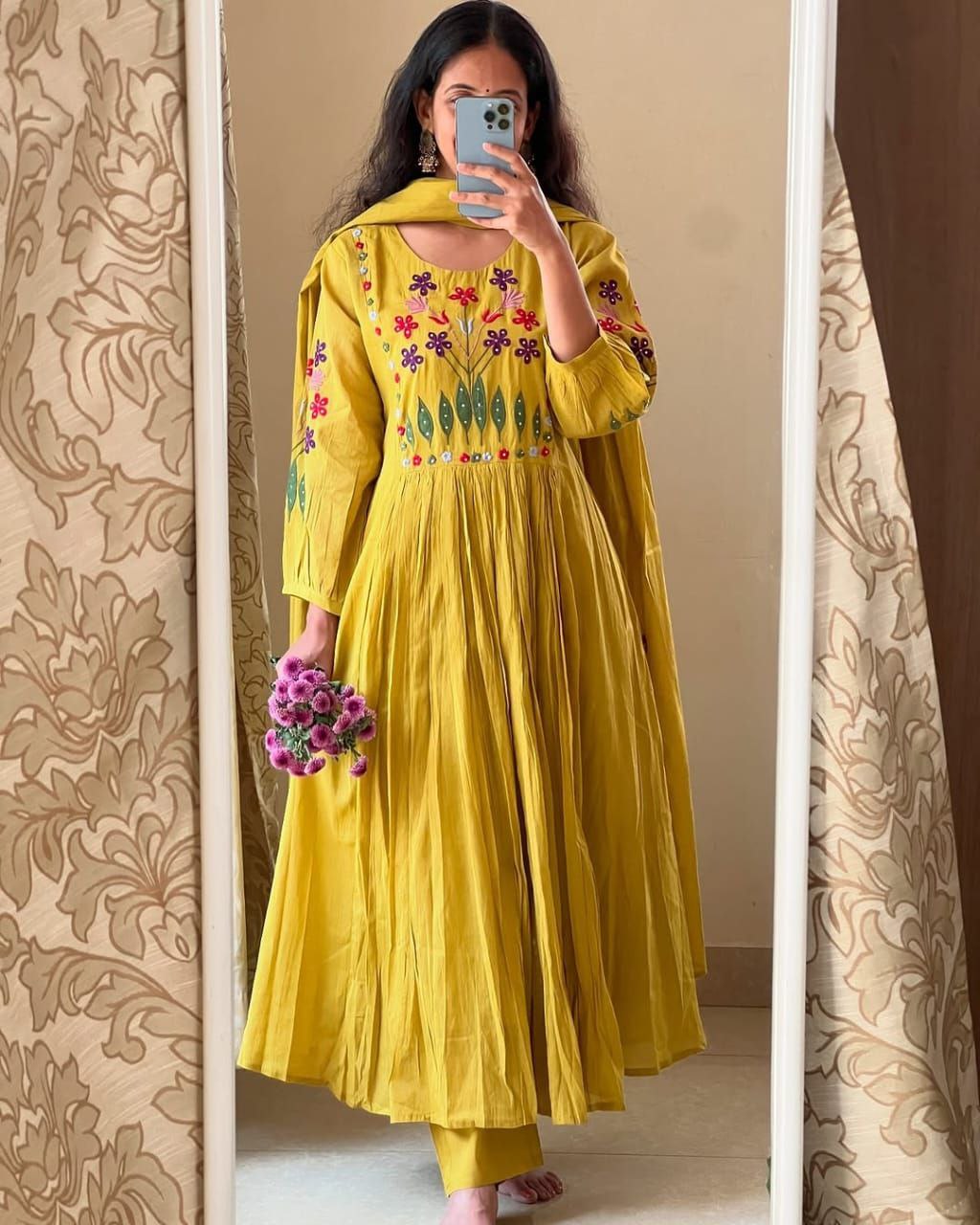 Premium floral Anarkali  Traditional & Ceremonial Clothing