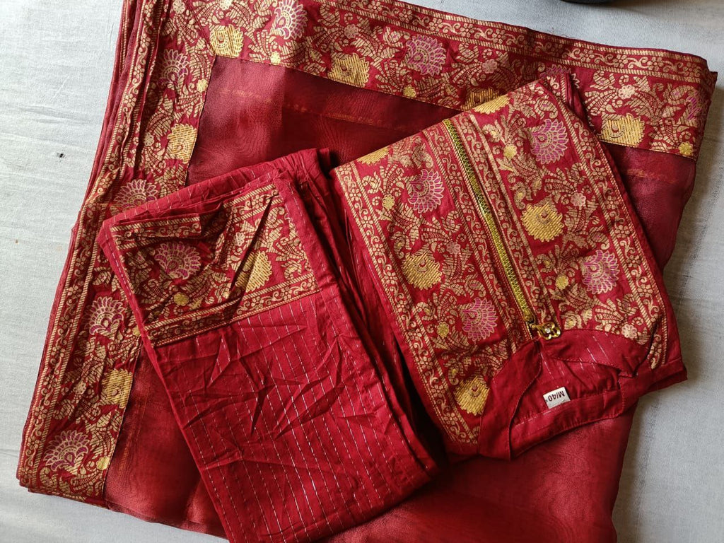 Premium red churidhar set Traditional & Ceremonial Clothing