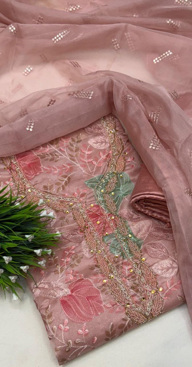 Premium floral Material Traditional & Ceremonial Clothing