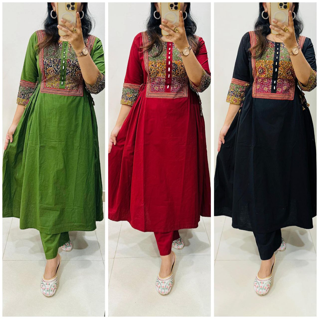 Premium green Kurta
