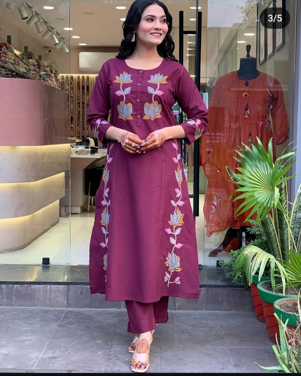 Premium  floral solid embro  Traditional & Ceremonial Clothing