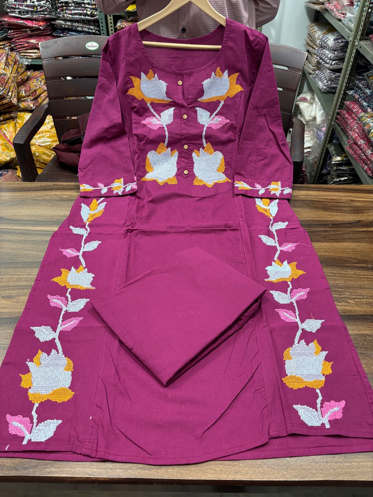 Premium  floral solid embro  Traditional & Ceremonial Clothing