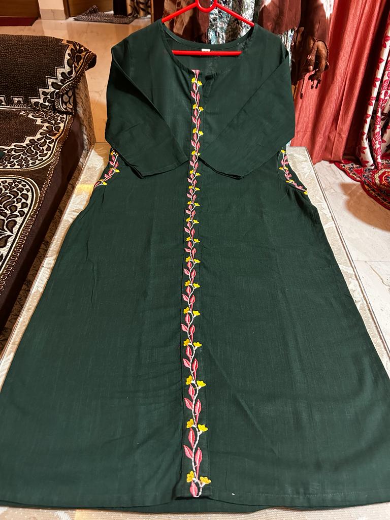 Premium green kurthi  Traditional & Ceremonial Clothing